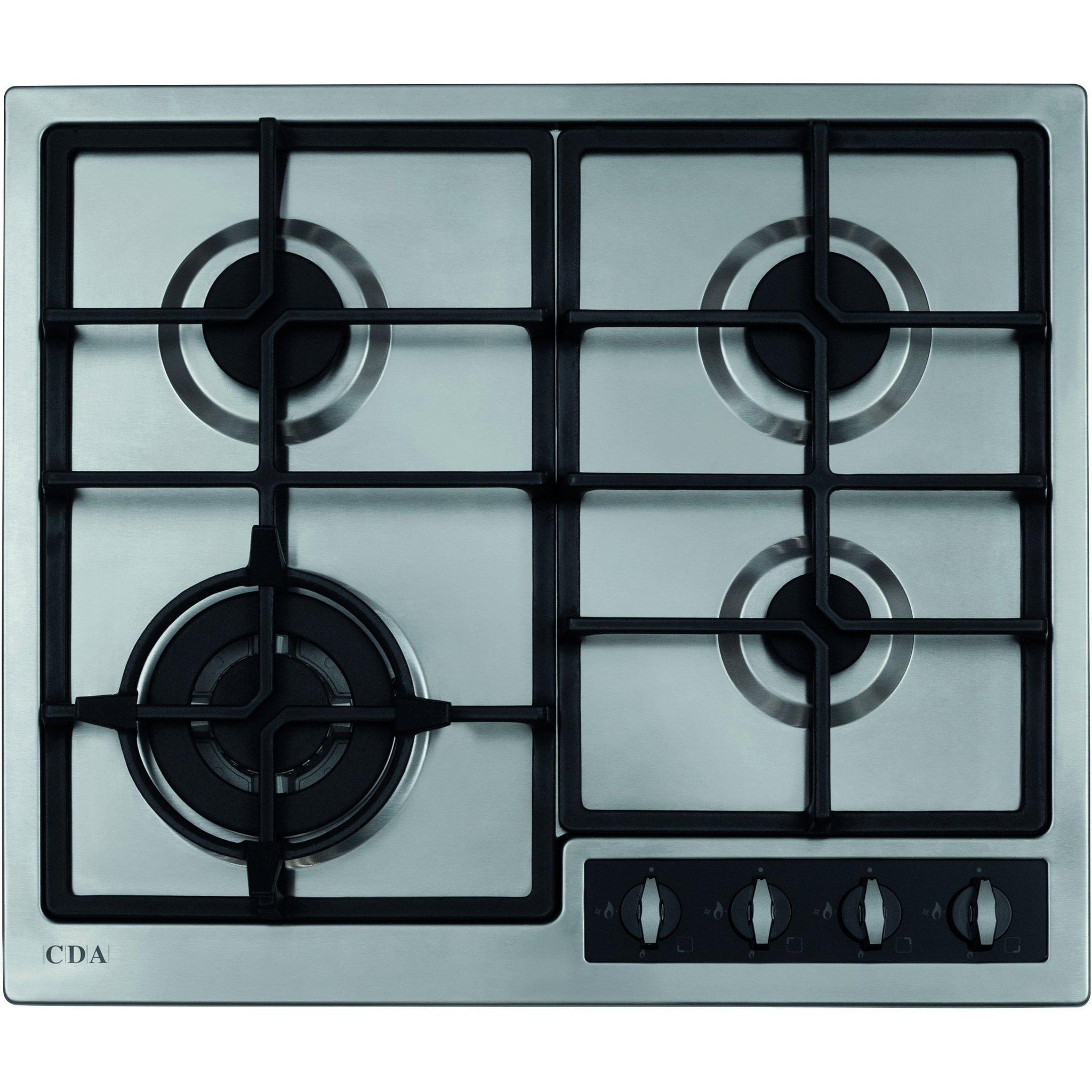 Cda Hg6350ss Four Burner Gas Hob Stainless Steel