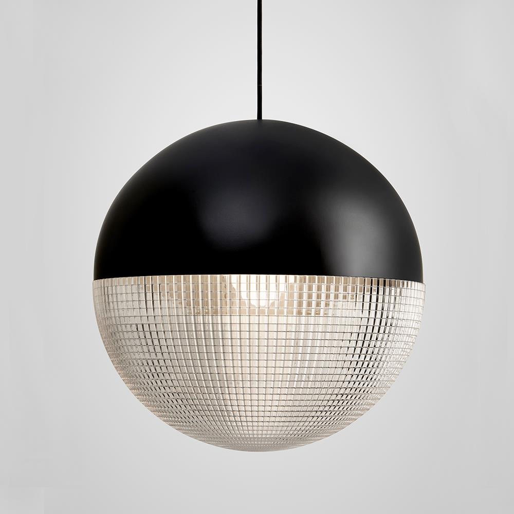 Lee Broom Lens Flair Pendant Large Matte Black Designer Pendant Lighting