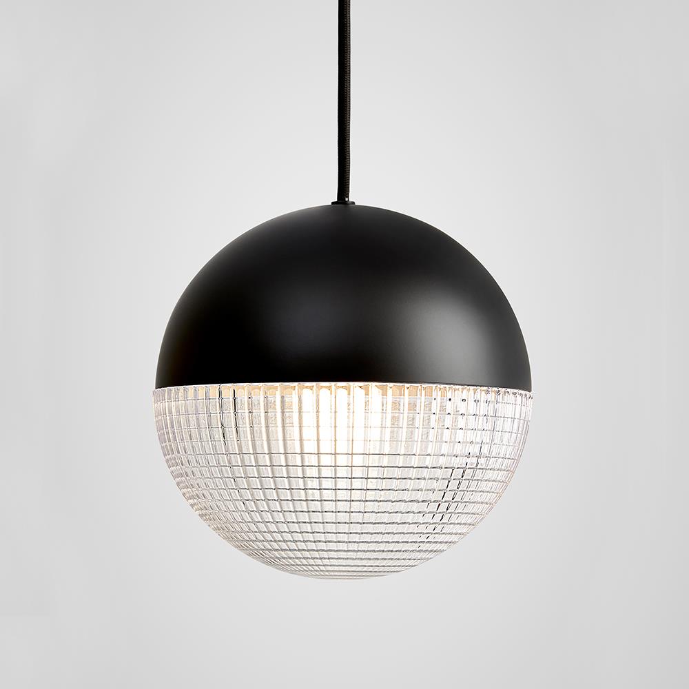 Lee Broom Lens Flair Pendant Small Matte Black Designer Pendant Lighting