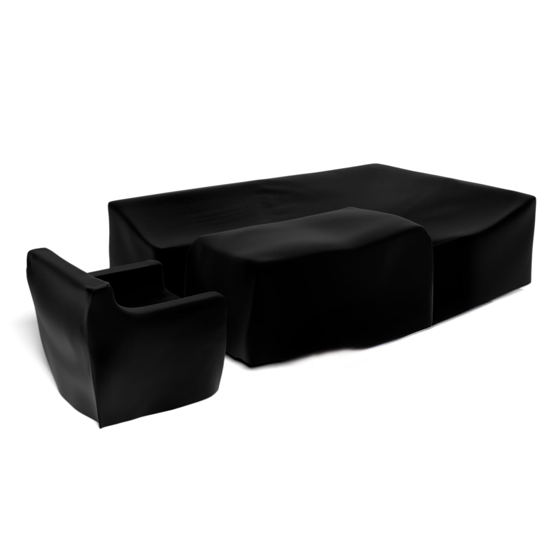 Bracken Outdoors Cover Set for Miami Rectangular Corner Set with Adjustable Table...