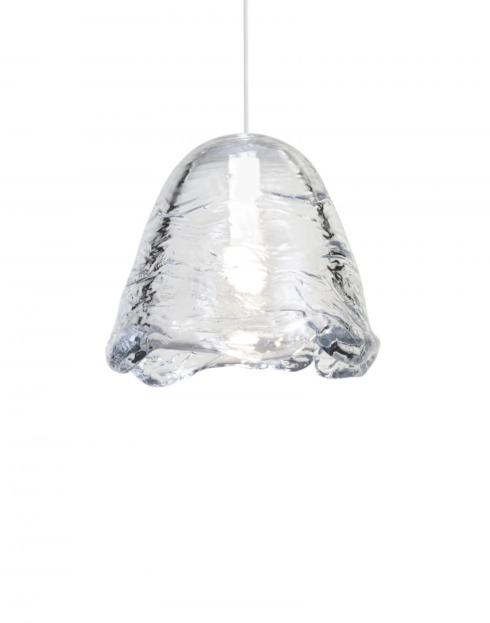 Lasvit Frozen Pendant Small Clear Designer Pendant Lighting