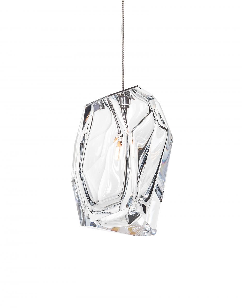 Lasvit Crystal Rock Pendant Clear Designer Pendant Lighting