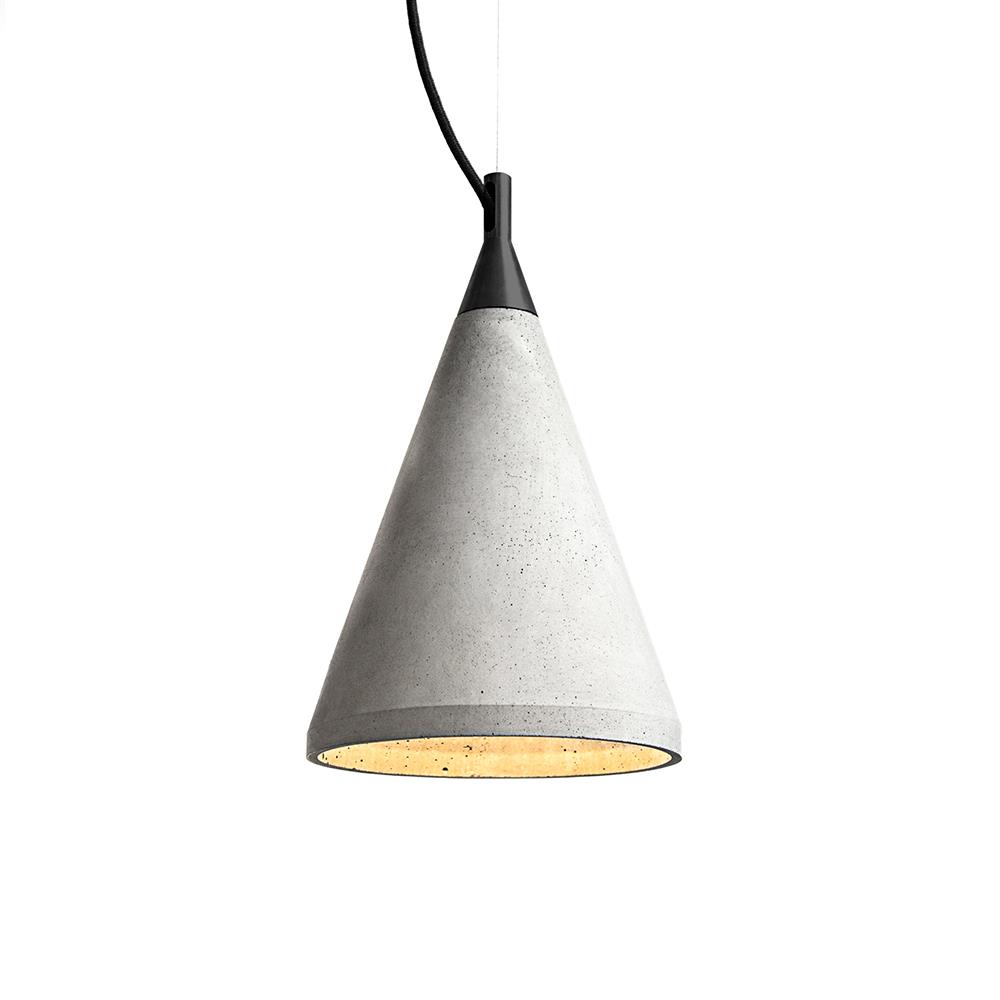 Bentu Design Ren Pendant Small Black Aluminium Grey Designer Pendant Lighting
