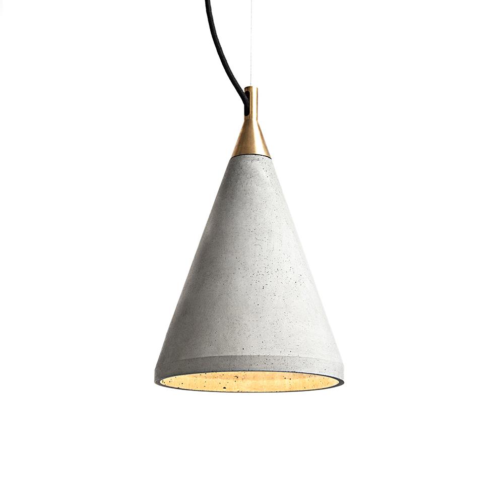 Bentu Design Ren Pendant Small Brass Grey Designer Pendant Lighting