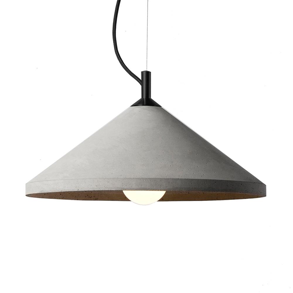 Bentu Design Ren Pendant Large Black Aluminium Grey Designer Pendant Lighting