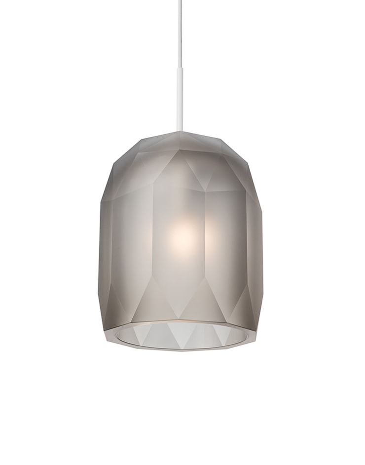 Polygon Pendant Light Smoke Matt