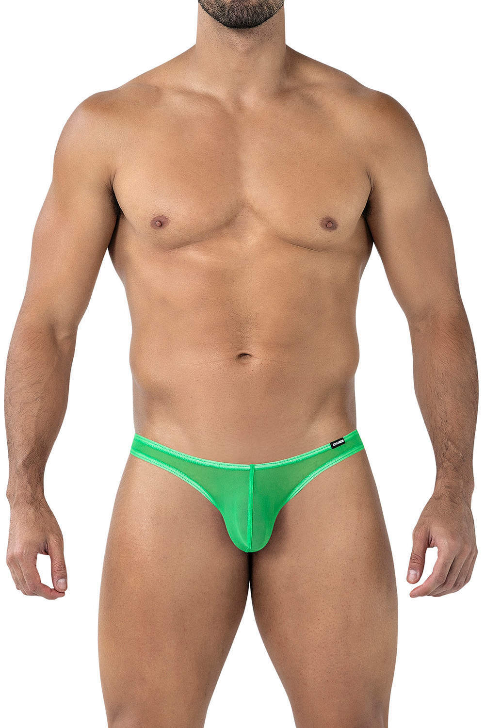 Cut4Men SP4NDEX GLOW 01 Mesh Bulge Bikini Brief men’s enhancing pouch underwear. Shop sexy see through male lingerie micro slips and ship worldwide