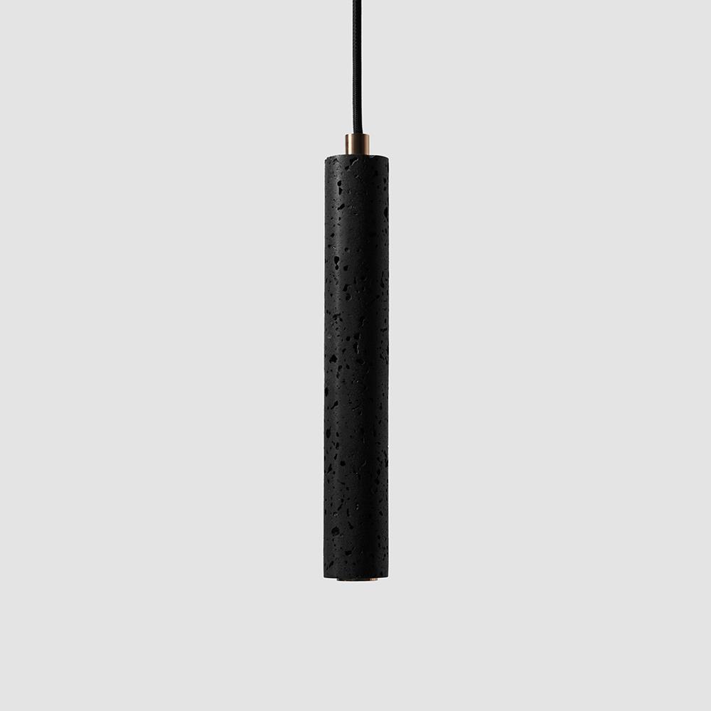 Bentu Design Bang Pendant Marble Or Lavastone Lava Stone With Brass Fitting Black Designer Pendant Lighting