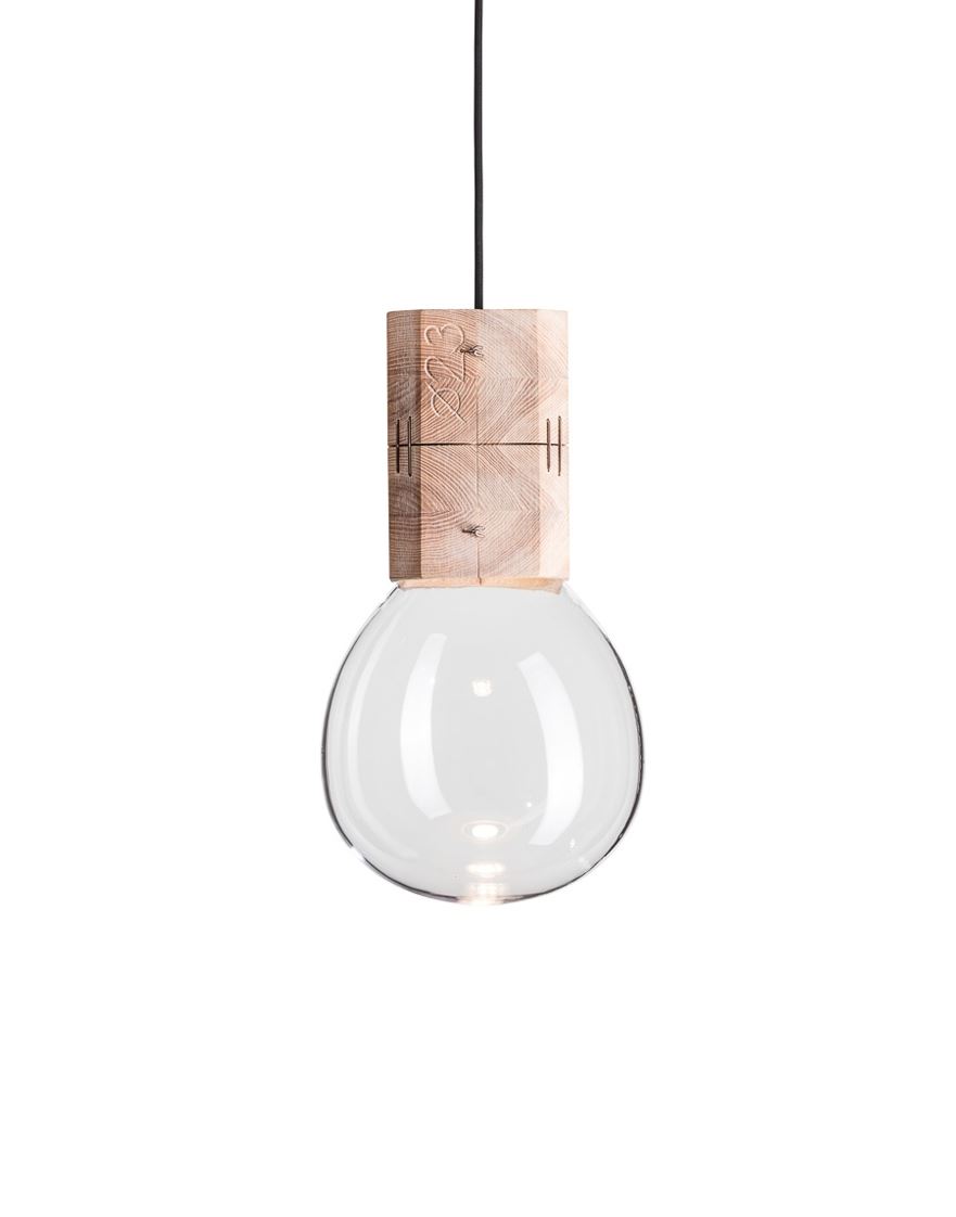 Lasvit Moulds Pendant Medium Clear Designer Pendant Lighting