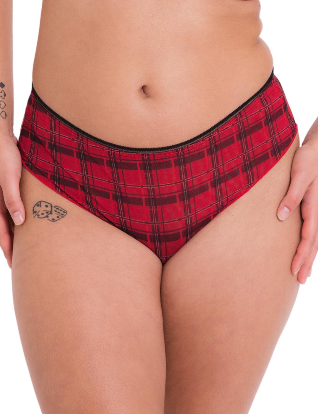 Introducing the Curvy Kate Lifestyle Print short, an essential piece of lingerie for trend-setting women everywhere! Carefully crafted from sheer mesh with a chic print, this lingerie short is sure to make you feel beautiful and confident. The mid-rise waist ensures perfect coverage and a comfortable fit thanks to its stretchy fabric while the cheeky rear coverage shows off your curves in all the right places. Complete the look with the matching Curvy Kate Lifestyle Print bra for an effortlessly stylish lingerie set.  Sheer mesh with a chic print Mid-rise waist Cheeky rear coverage Comfortable fit A matching bra is also available Country origin: China Composition: Main: 82% Polyamide &pipe; 18% Elastane Composition: Gusset Liner: 100% Cotton &pipe; Excluding trims Listed in UK sizes  60955-105911-1395140 CK5703 Short Brief