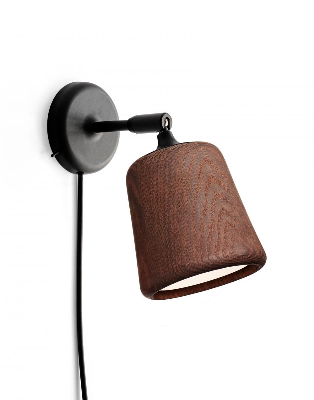 Material Wall Lamp Smoked Oak