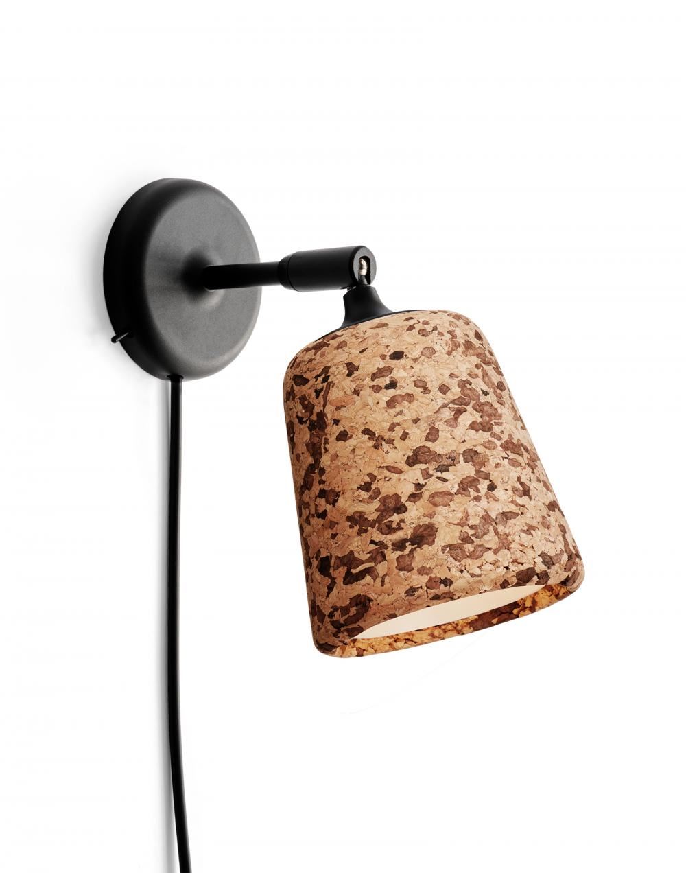 Material Wall Lamp Mixed Cork