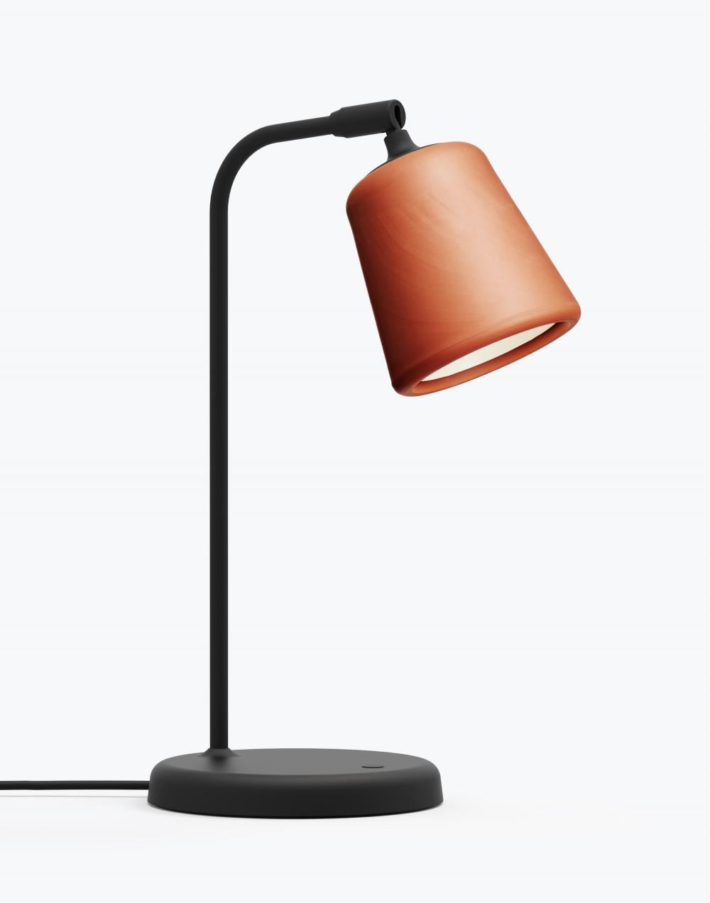 Material Table Lamp Terracotta