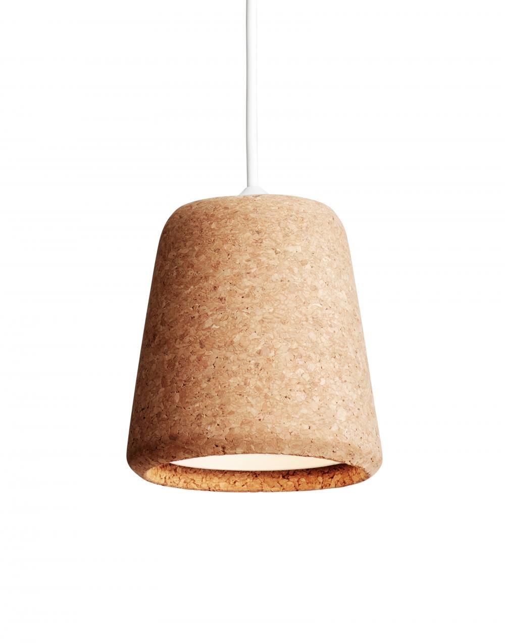 New Works Material Pendants Natural Cork Light Wood