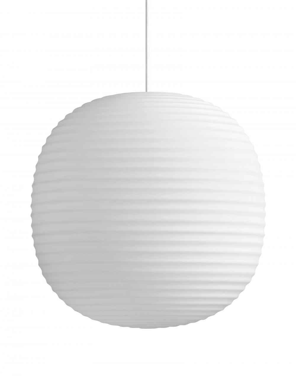 New Works Outlet Lantern Ball Pendant Large White Designer Pendant Lighting