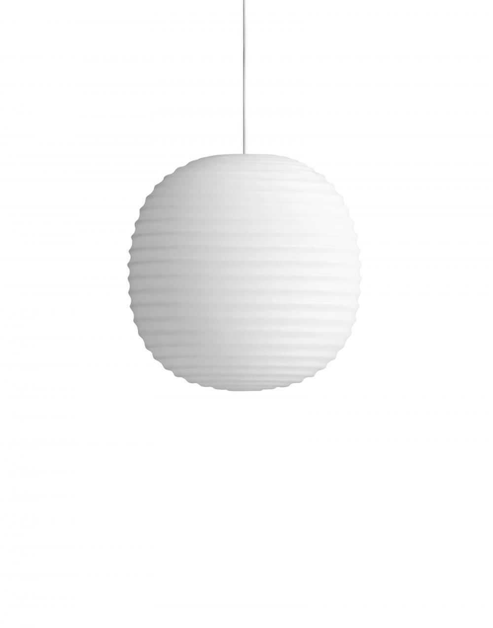New Works Outlet Lantern Ball Pendant Small White Designer Pendant Lighting