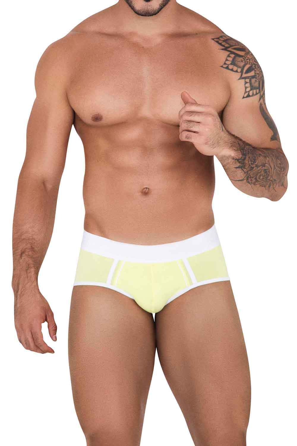 Luxury Clever Moda Tethis Piping Brief men’s underwear in fine cotton. Shop super soft male midi underpants - lined pouch and deep waistband. Buy now