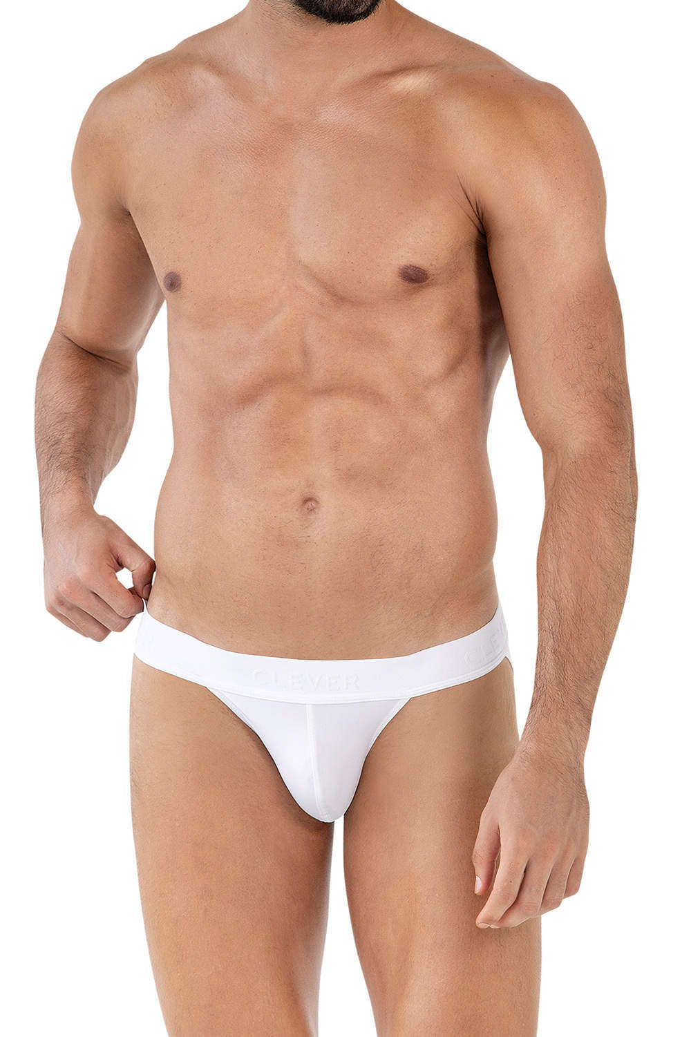 Clever Moda Deseo Brief men’s tanga underwear is so athletic. Shop silky male slips - masculine pouch and full rear cover plus open sides. Buy online