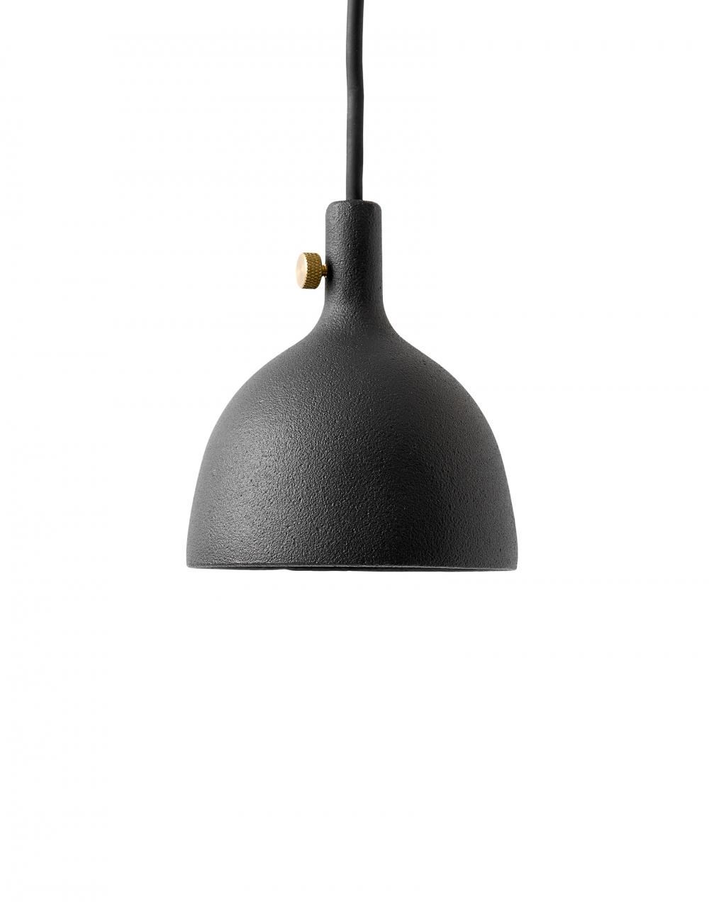 Audo Copenhagen Cast Pendant Shape 2 Black Designer Pendant Lighting