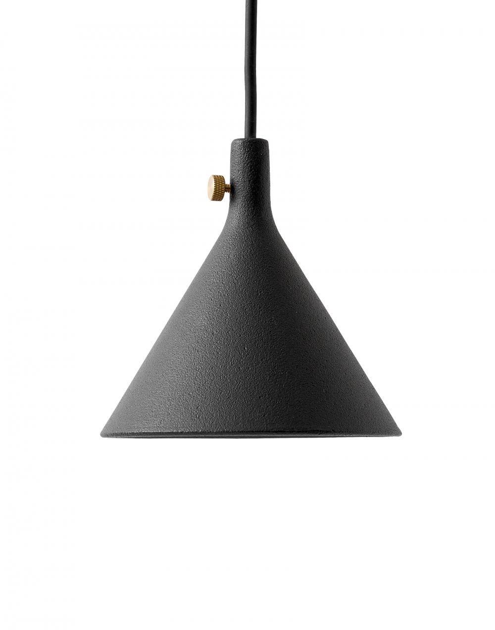 Audo Copenhagen Cast Pendant Shape 1 Black Designer Pendant Lighting