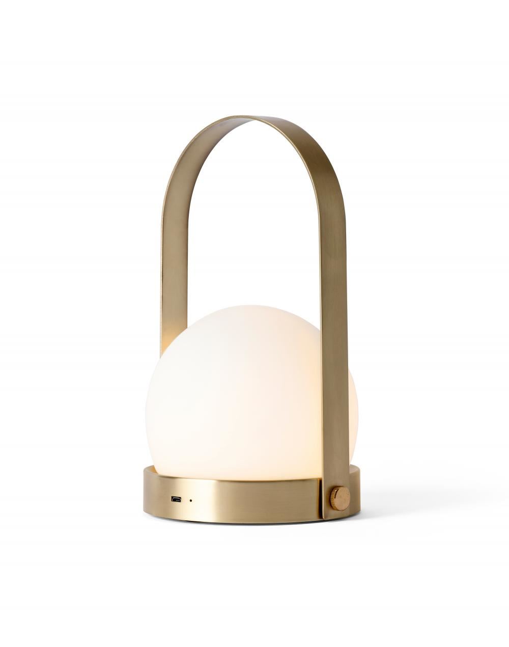 Carrie Led Table Light Brushed Brass