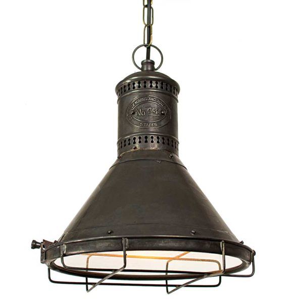 Limehouse Freighter Pendant Old Antique Finish Brassgold Designer Pendant Lighting