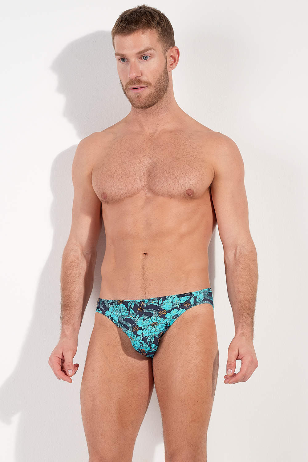 Shop limited edition HOM FUNKY STYLE Comfort Micro Brief men’s underwear in new limited edition multicolour prints. Skimpy silky low rise male slips