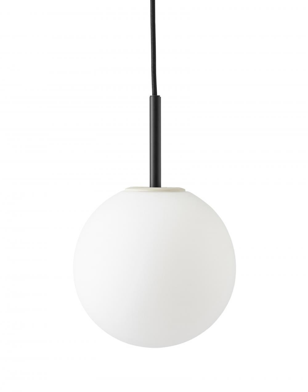 Audo Copenhagen Tr Pendant Black Matt Opal Black Designer Pendant Lighting