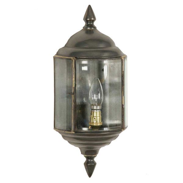 Limehouse Wentworth Flush Passage Lamp Old Antique Finish Outdoor Lighting Outdoor Lighting Brassgold