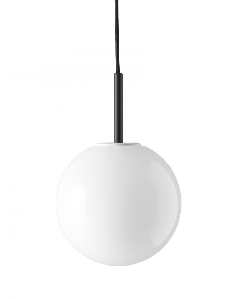 Audo Copenhagen Tr Pendant Black Shiny Opal Black Designer Pendant Lighting