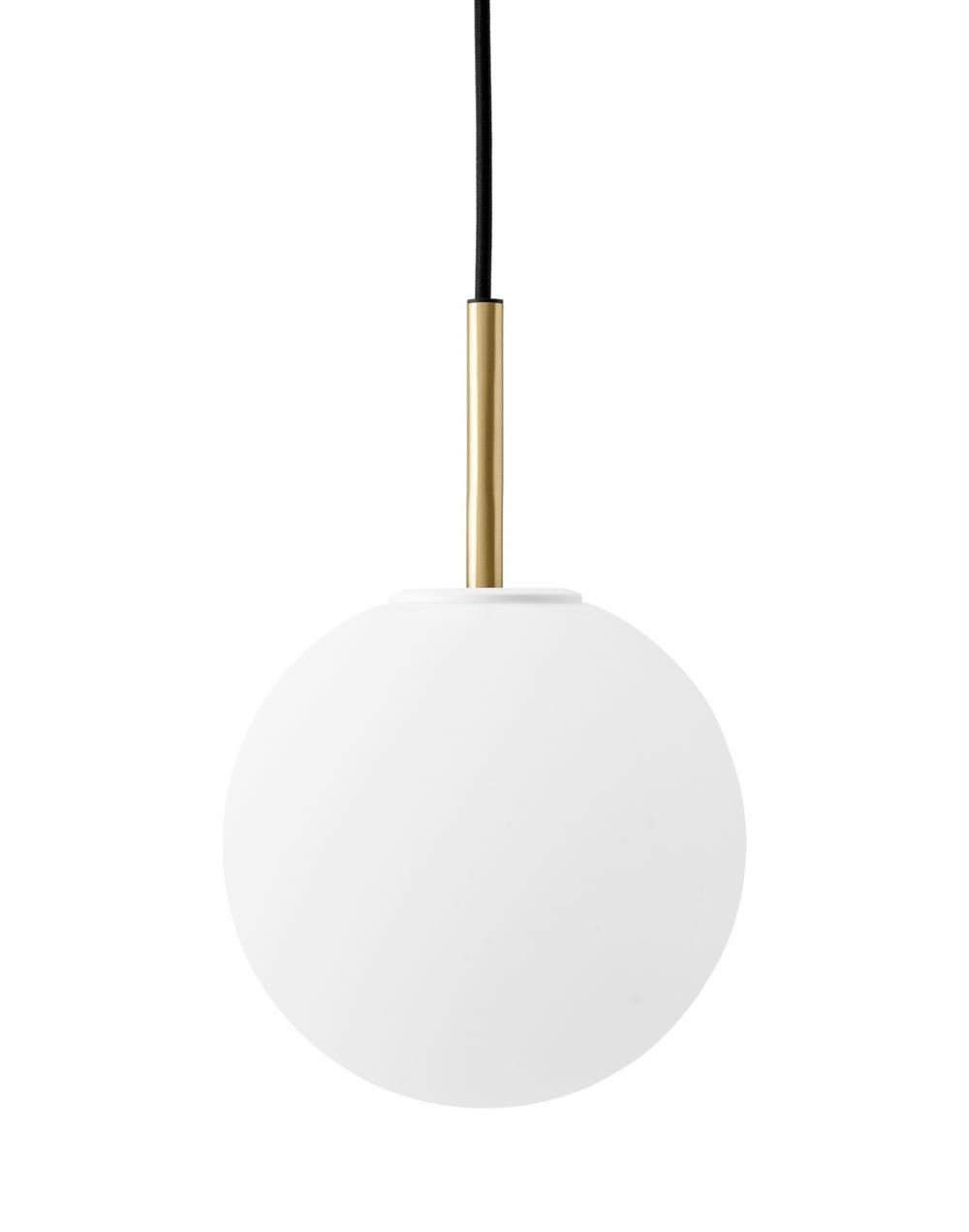 Audo Copenhagen Tr Pendant Brushed Brass Matt Opal Brassgold Designer Pendant Lighting