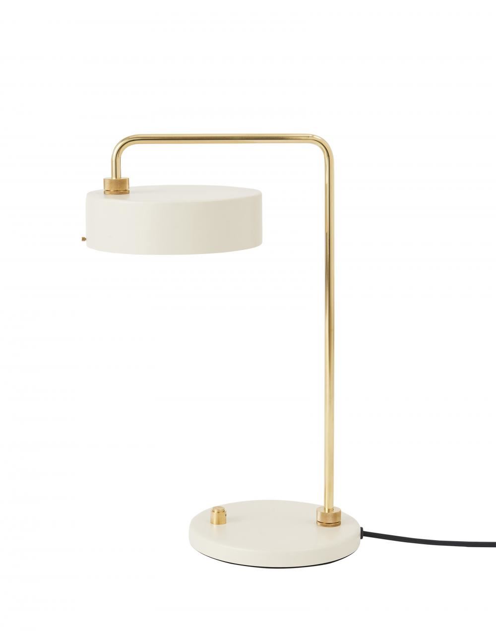Petite Machine Table Lamp Oyster White