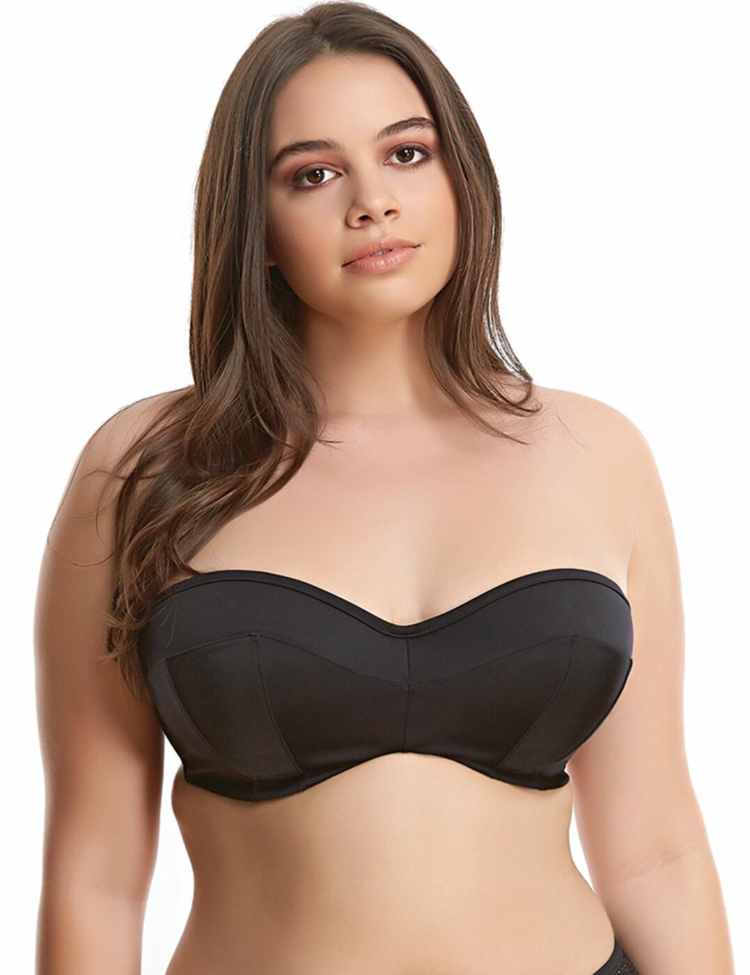 The Elomi Essentials Range offers must have staple pieces for your swimwear collection. This clever range offers classic designs so you can mix and match, as well as styling with other pieces of swimwear, a must have for any holiday!  Heavy weight supportive fabric controls and supports Underwired for uplift and support Lightly padded cups offer uplift Side sling inside the cup offers forward projection Removable straps can be worn classic or as a cross back Matching coordinates available Listed in UK sizes   24321-42653-1327204 7532 Black