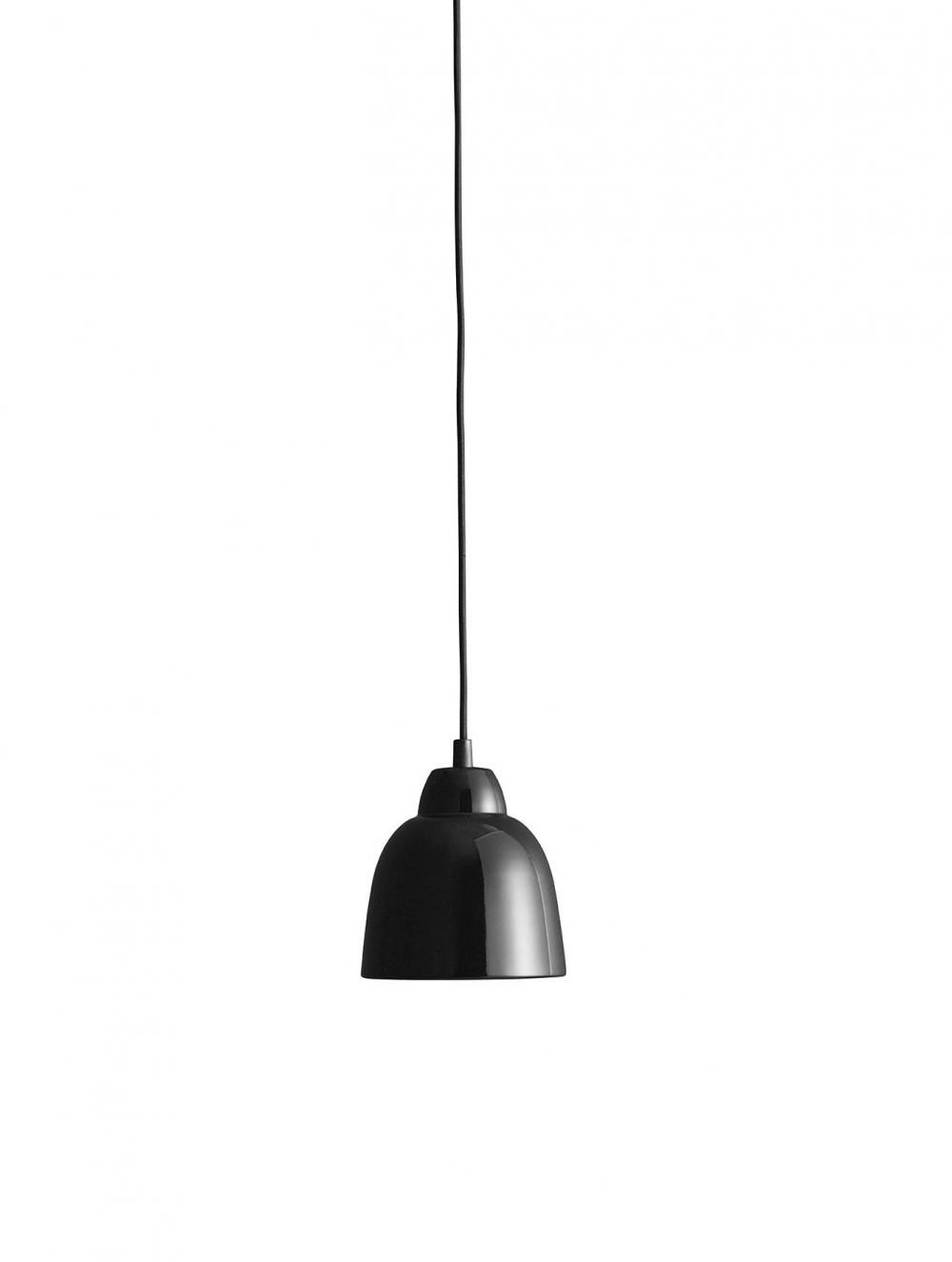 Made By Hand Tulip Pendant Shiny Black Designer Pendant Lighting