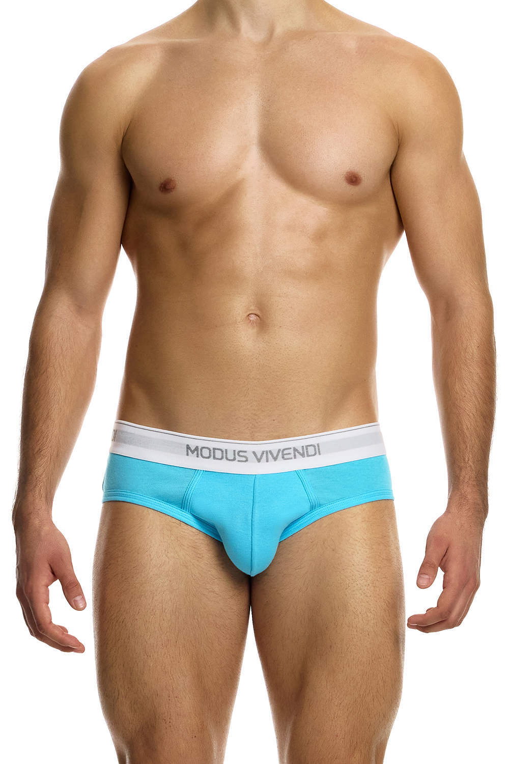 Luxury basics Modus Vivendi 100% Cotton Staple Brief men’s underwear slips in classic midi cut. Shop softest male underpants online