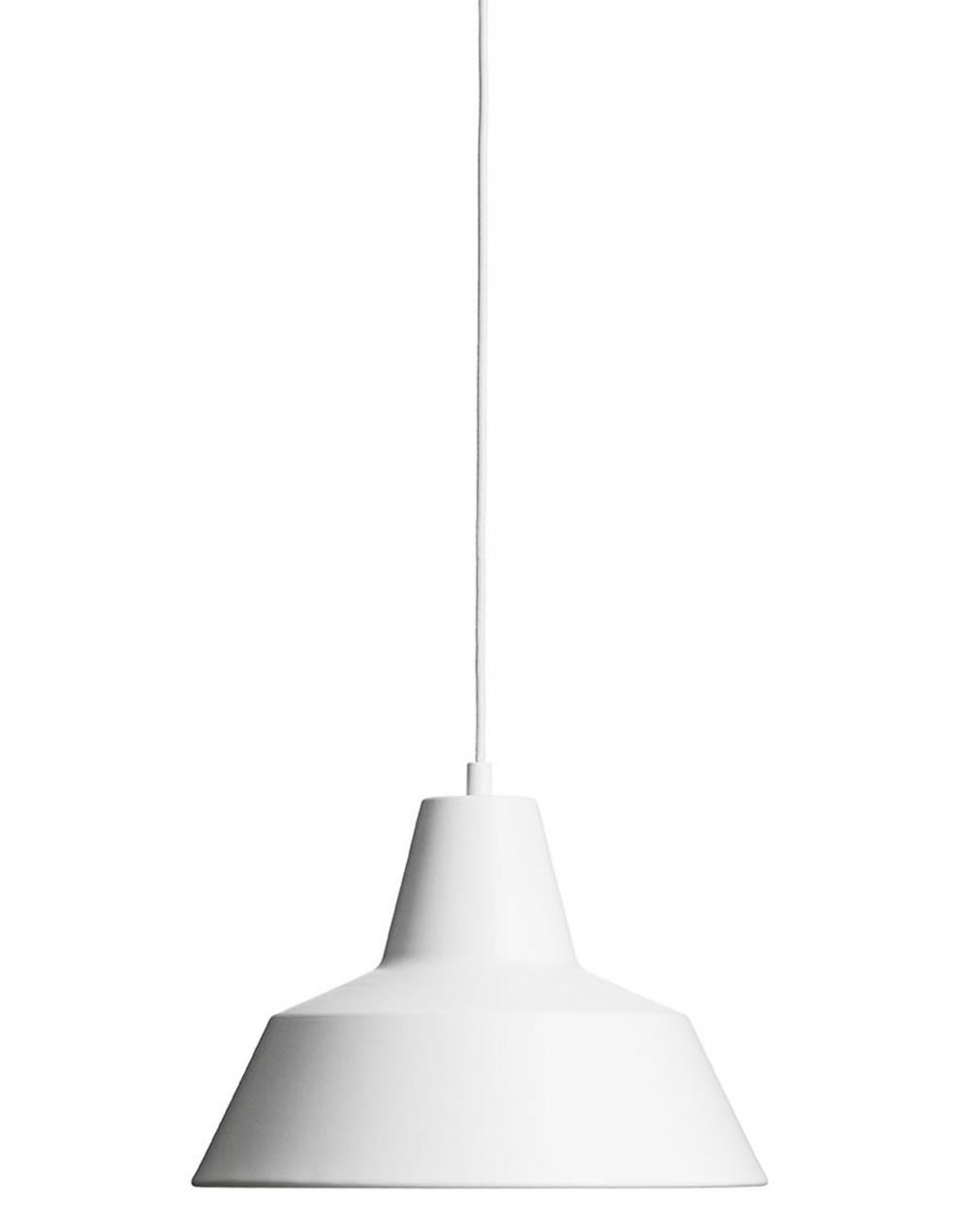 Made By Hand Workshop Pendant W3 Matte White Designer Pendant Lighting