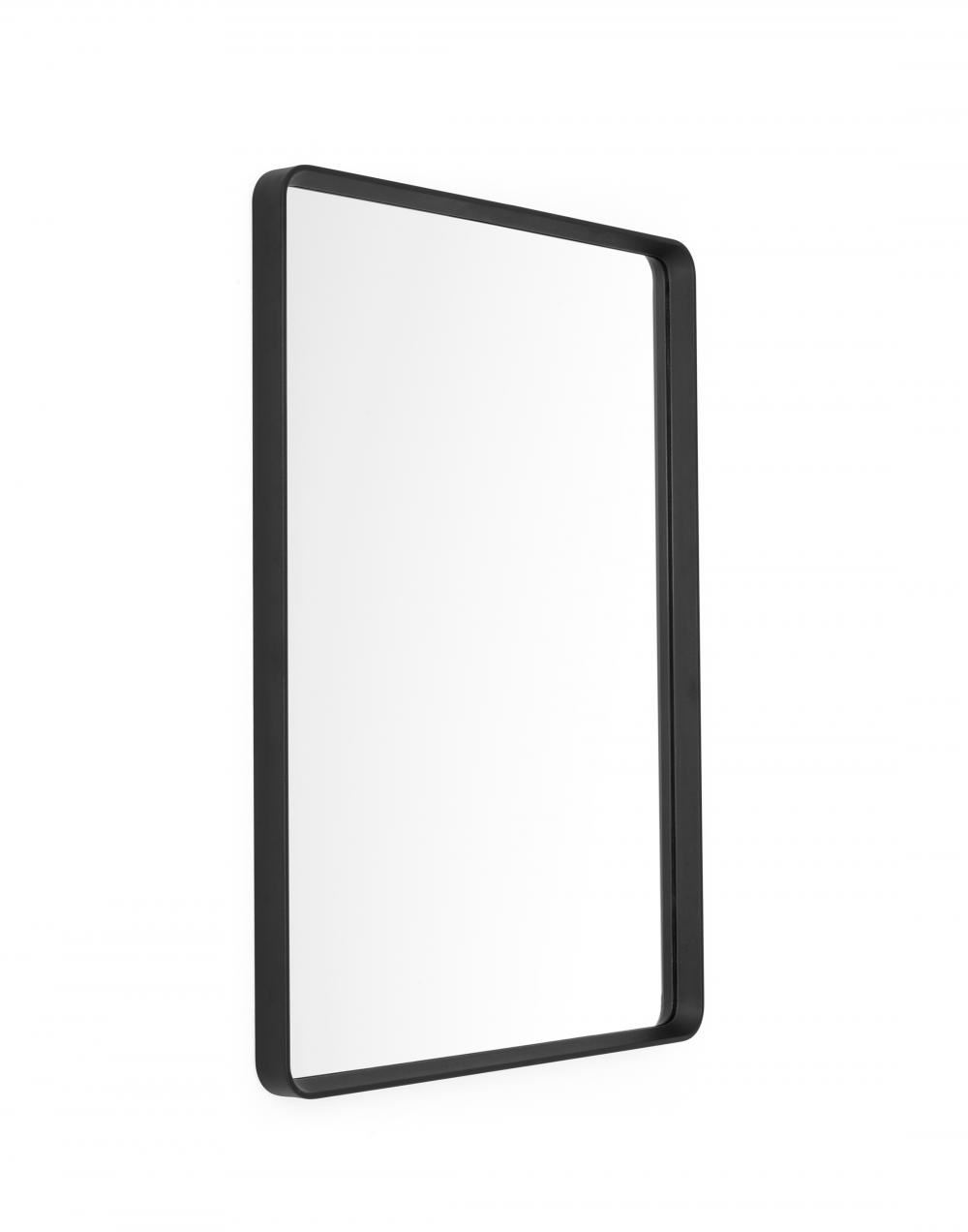 Norm Mirror Rectangular Black