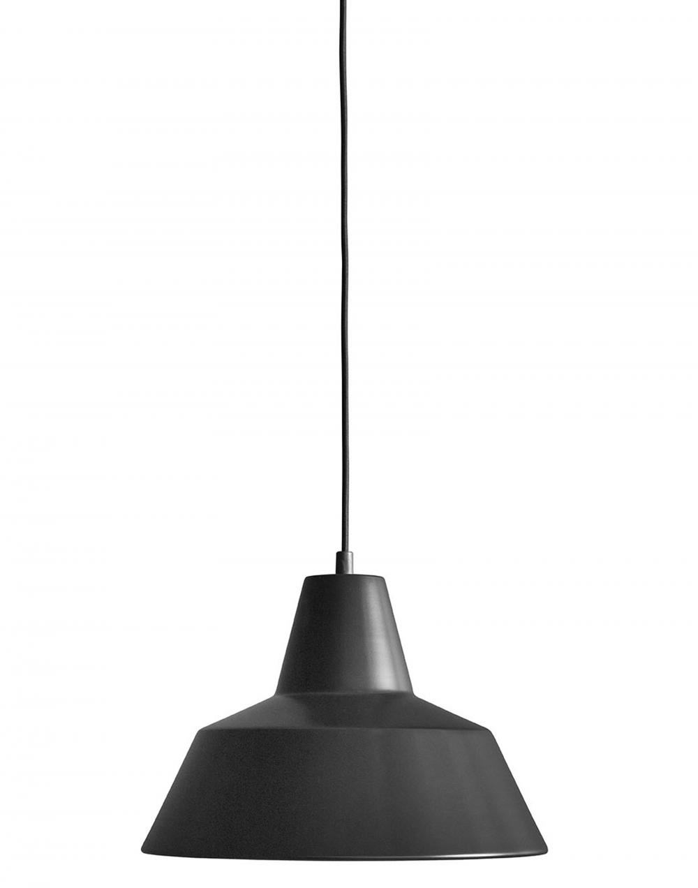 Made By Hand Workshop Pendant W3 Matte Black Designer Pendant Lighting