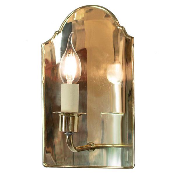 Vestry Wall Light Lacquered Polished Brass