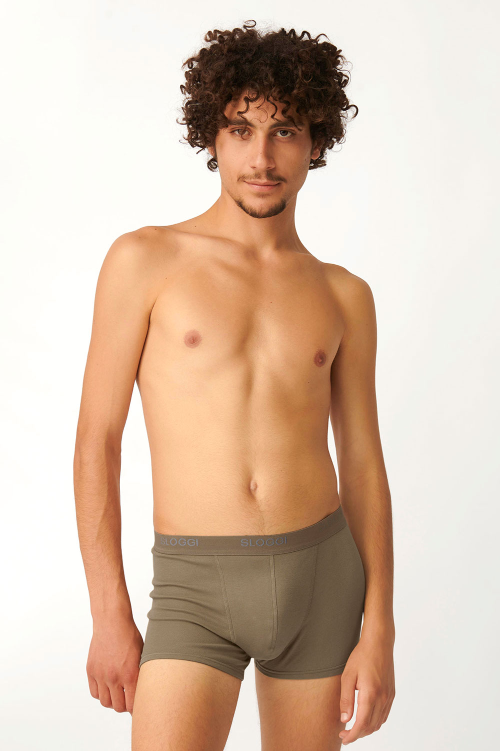 Pants in pairs - two black or two white shorts come in each twinpack of this cotton rich and super comfy boxer design from Sloggi