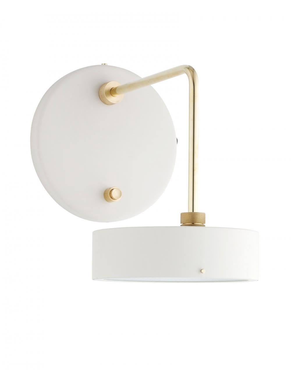 Petite Machine Wall Light Oyster White