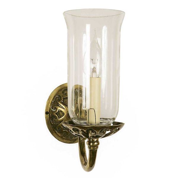 Empire Wall Light Storm Shade Distressed