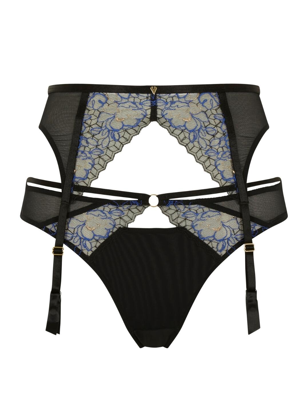 Be bold with the Cleo By Panache Valentina Luxe suspenders! Elevate your lingerie style with these gorgeous and flattering suspenders. Perfectly designed with a high rise and adjustable leg straps, they have an easy hook and eye closure to ensure you stay comfortable. Plus, their feminine embroidered details are the cherry on top of this stunning look. What's more? You can complete your fit with the Valentina Luxe matching lingerie for the perfect style.  Flattering suspenders High rise Adjustable leg straps Hook and eye closure Feminine embroidered details Metallic charm detail Matching lingerie available Country of origin: China Composition: 51% Polyester &pipe; 38% Polyamide &pipe; 10% Elastane &pipe; 1% Metallic Fibre Listed in UK sizes  61184-106160-1402427 10723 Suspender Belt