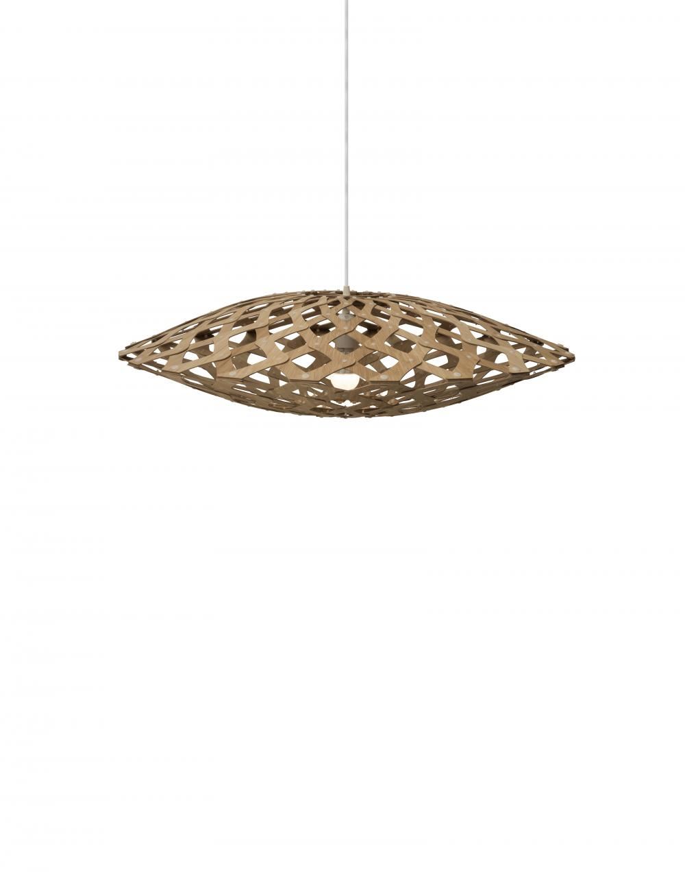 David Trubridge Flax Pendant Small Dark Wood Designer Pendant Lighting