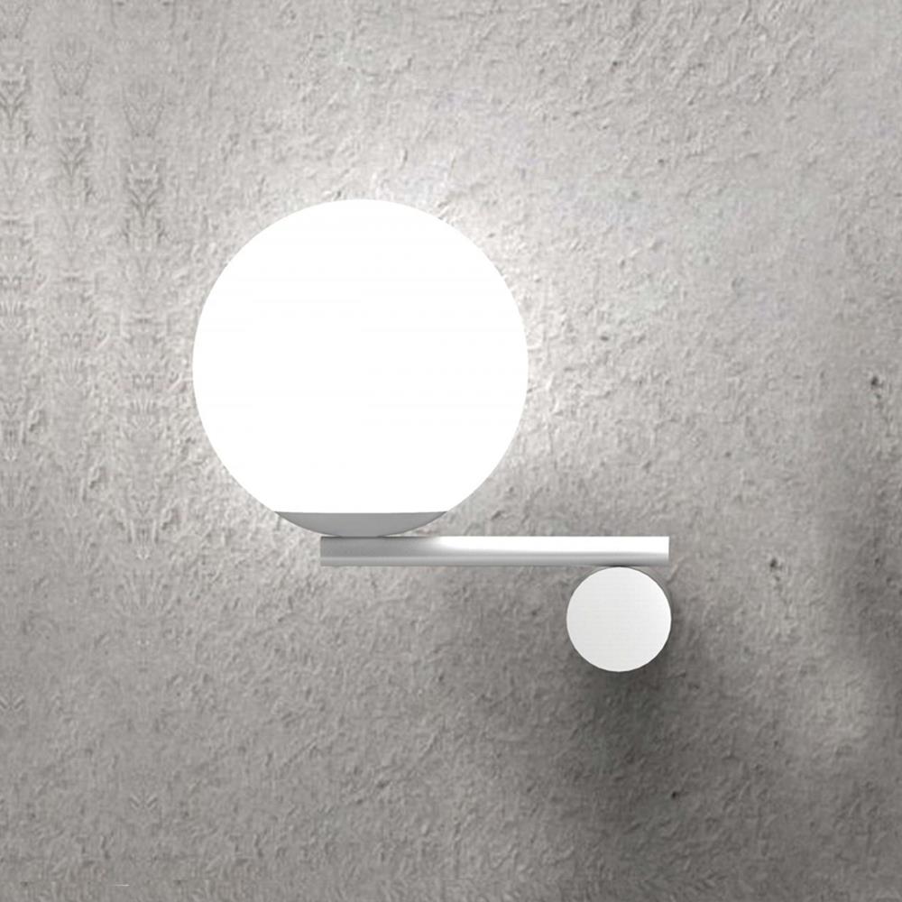 Luna R1 Wall Light White Left