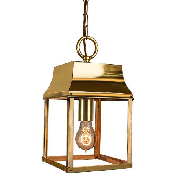 Strathmore Hanging Lantern Unlacquered Natural Finish