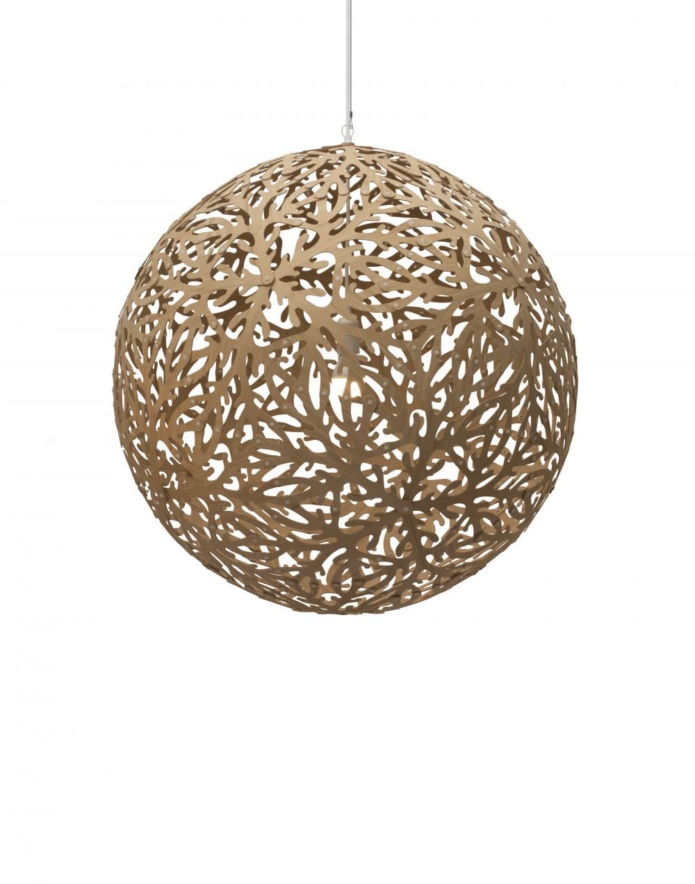 David Trubridge Sola Pendant Small Dark Wood Designer Pendant Lighting