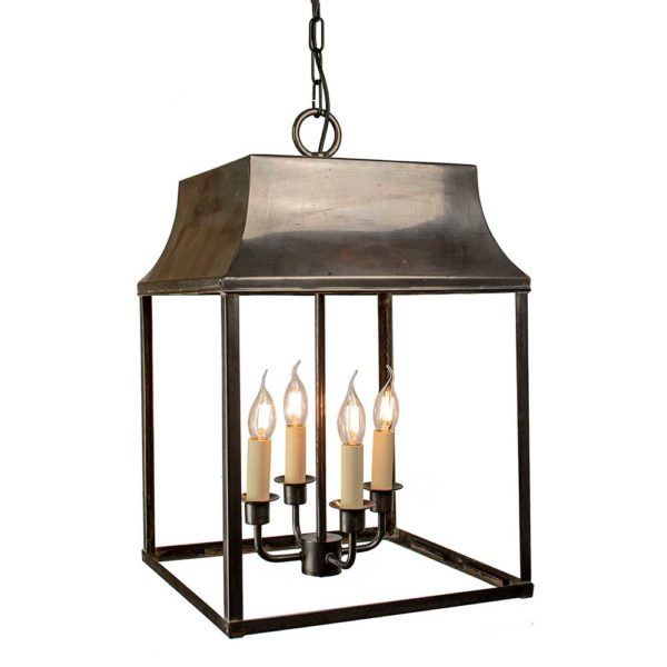 Strathmore Hanging Lantern Large Old Antique Finish