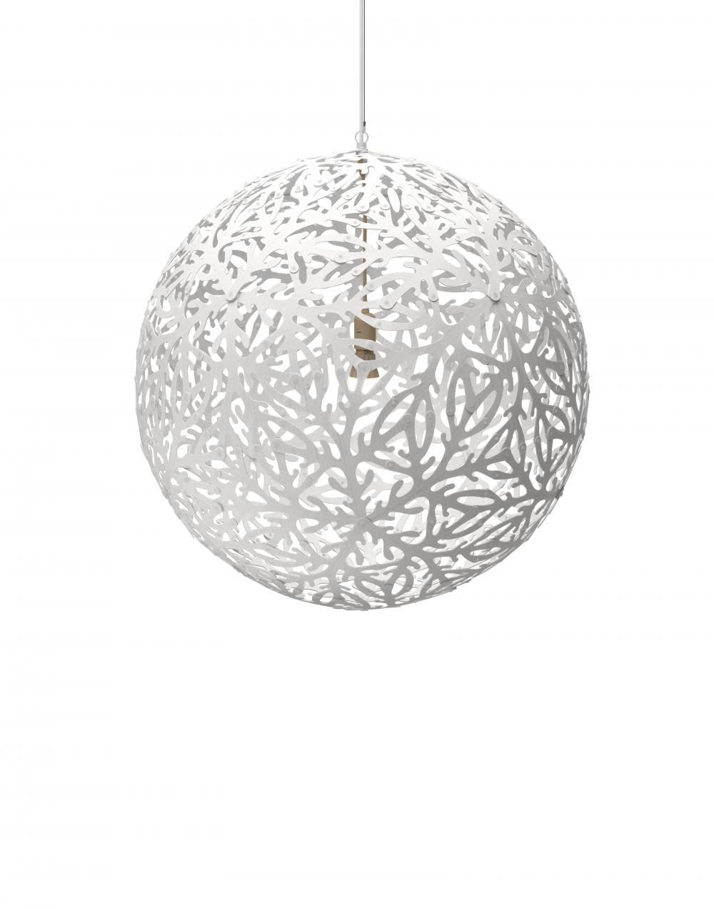 David Trubridge Sola Pendant Coloured 2 Sides Small White Designer Pendant Lighting