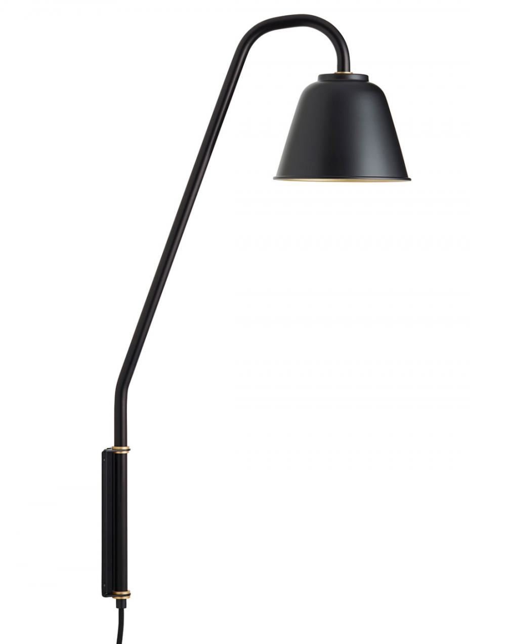 Carter Wall Light Black Gold